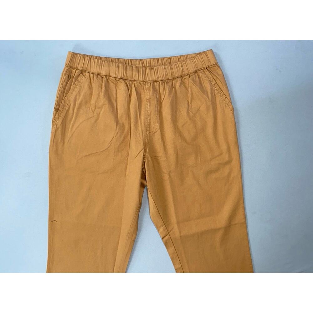 Pact Men's Pull On Lightweight Organic Cotton Canvas Jogger Pants. Men's L. New.